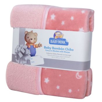 Cobertor Baby Bombón Chiko con Borrega