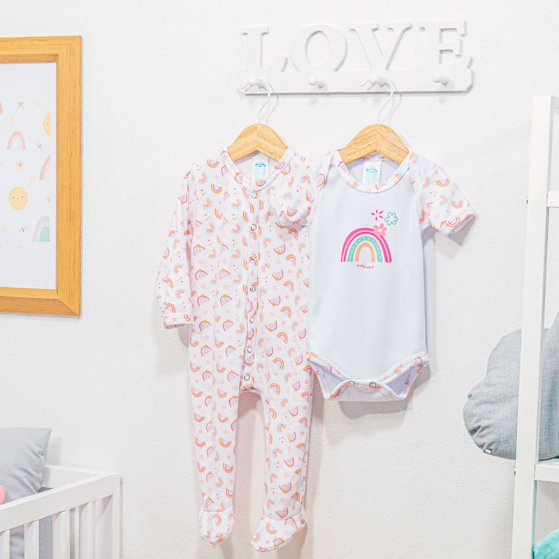 Coordinado-mameluco-3-6-Blanco-con-Rosa-Baby-Mink