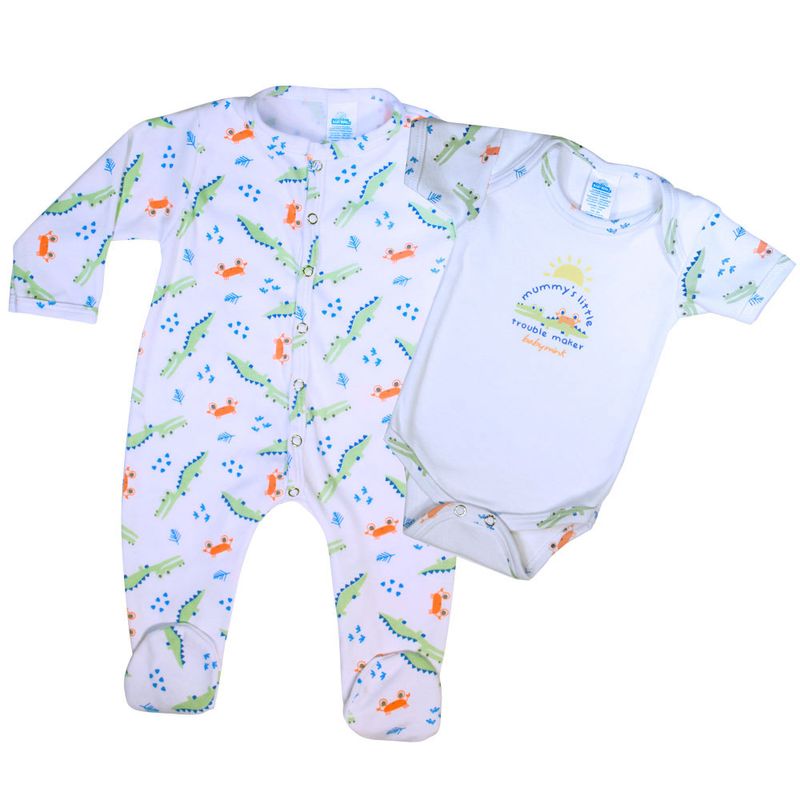 Coordinado-mameluco-3-6-Blanco-con-Azul-Baby-Mink