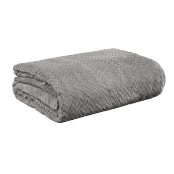 Cobertor Ligero Extrasuave Gris