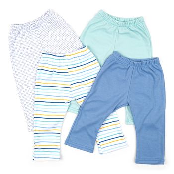 Set de 4 Pantalones diarios | Tallas 3 a 12M