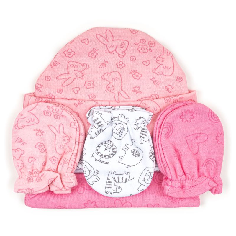 Kit-de-Gorritos-y-Manoplas-6-pzas-Rosa-BabyMink