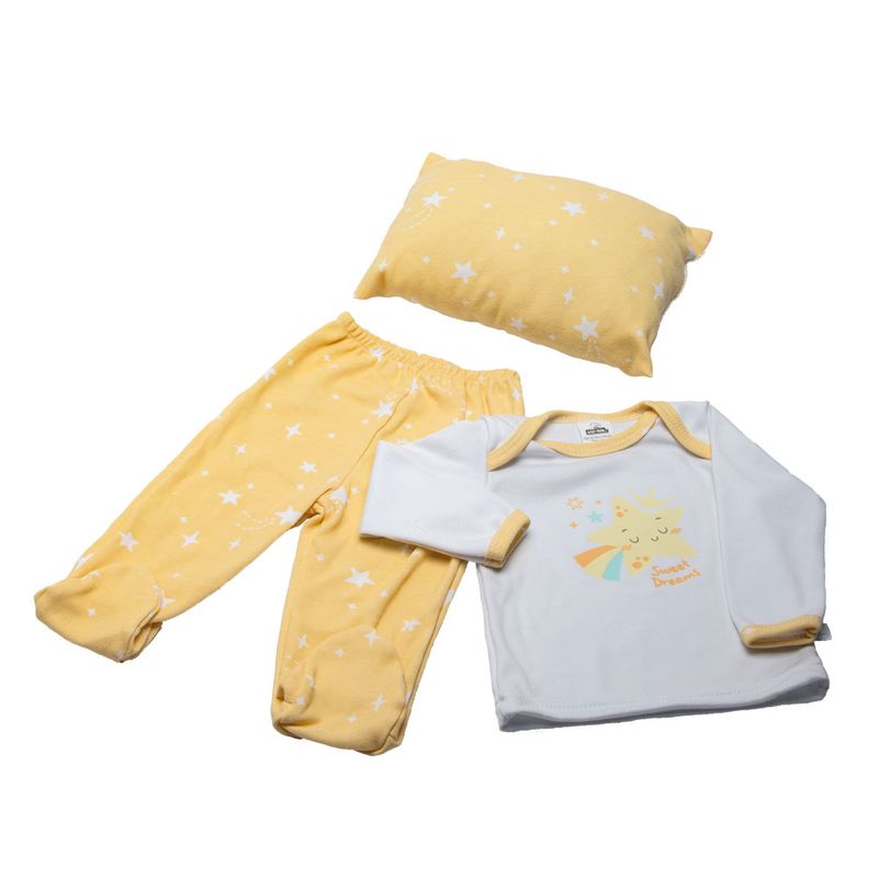 Pijamink-Amarillo-Baby-Mink