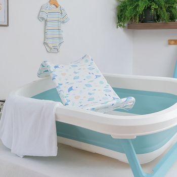 Soporte para tina ergonómico con toalla de repuesto, para un baño más relajado