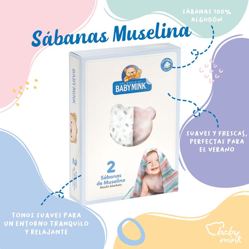 Sabanasde-Muselina-Rosa-Baby-Mink
