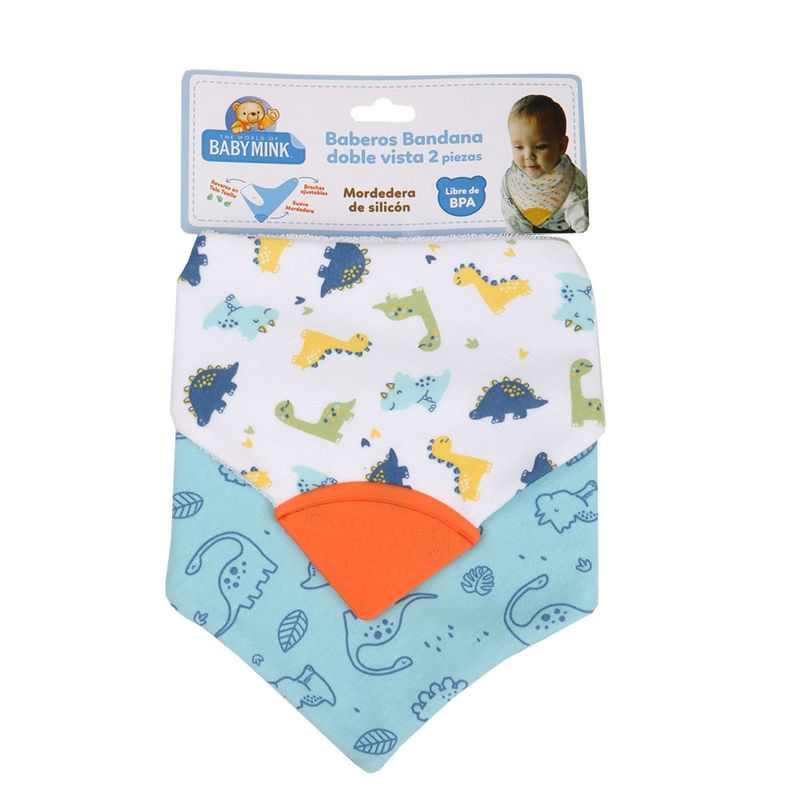 Babero-Bandana-Azul-Baby-Mink