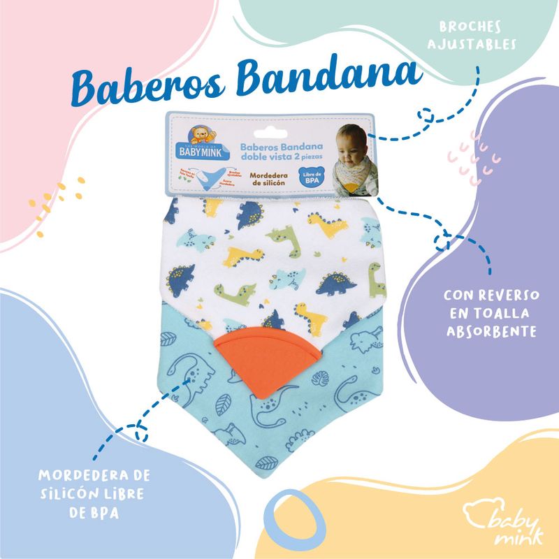 Babero-Bandana-Azul-Baby-Mink